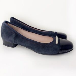 Brenda Zaro Chic Beige Block Heel Loafers US 7 EU 37.5